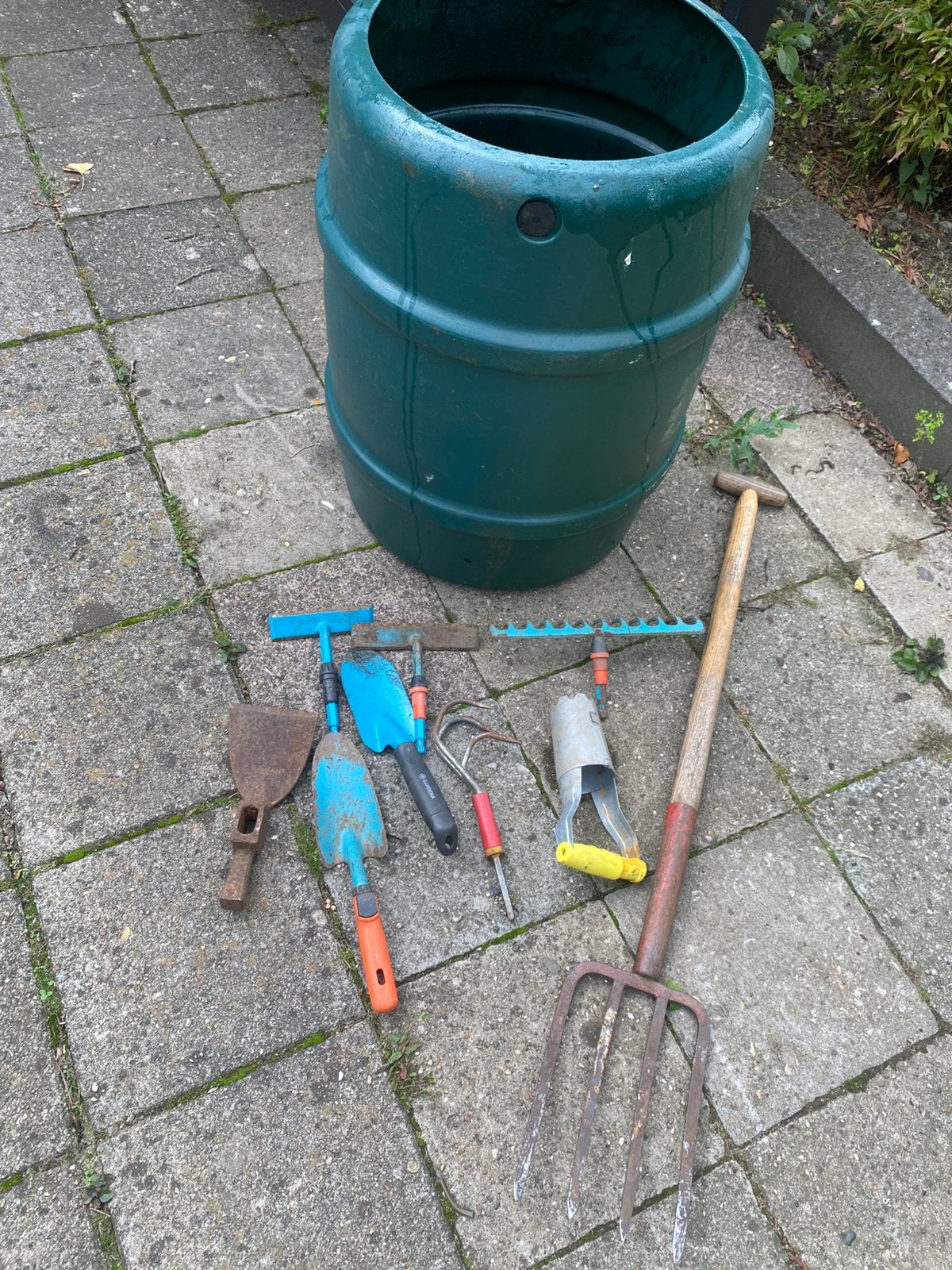 Verzameling tuin gereedschap, Ophalen, Gebruikt