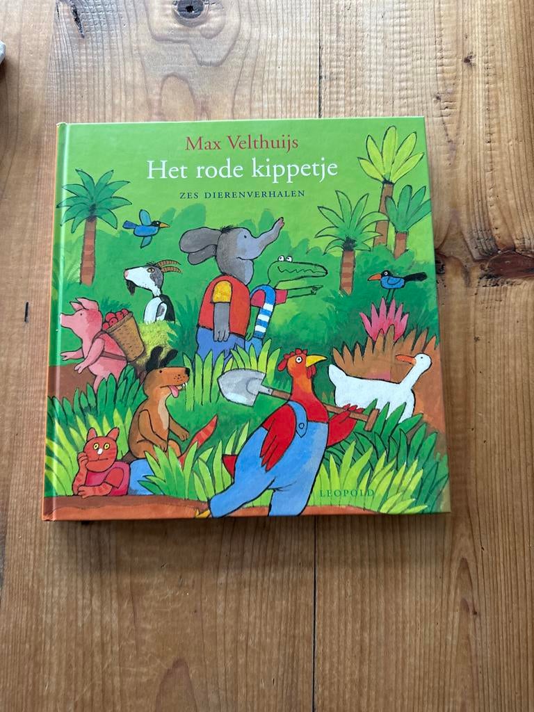Het rode kippetje - Max Velthuijs (Zes dierenverhalen), Ophalen of Verzenden, Gelezen, Fictie algemeen