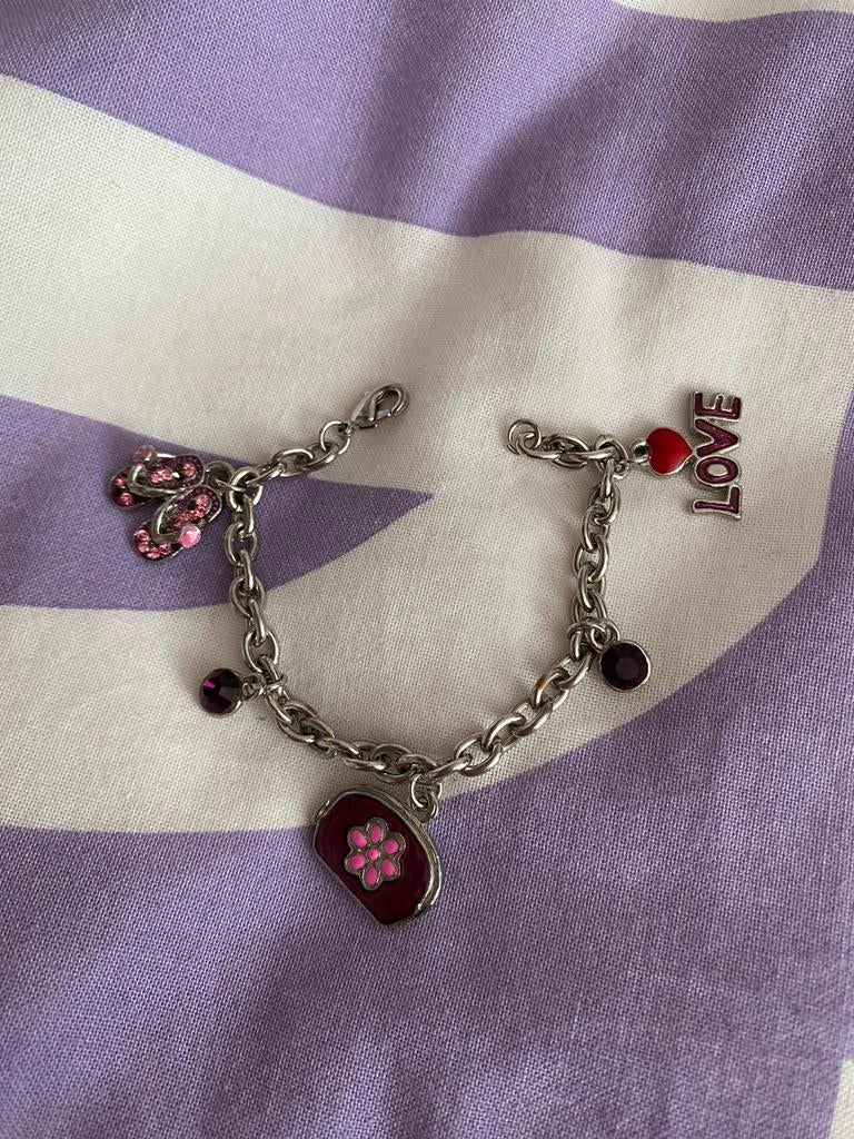 Armbandje met bedels, Ophalen of Verzenden, Gebruikt