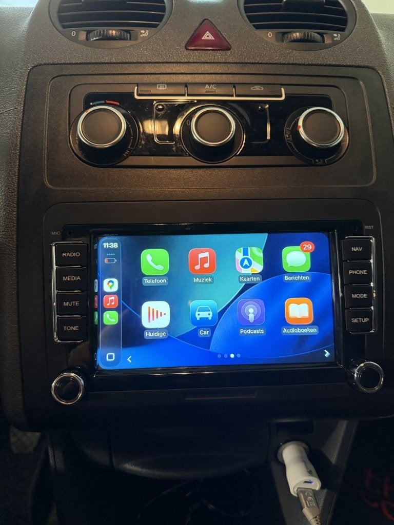 CarPlay scherm bedrijfsbus – Caddy Transporter Vito Transit