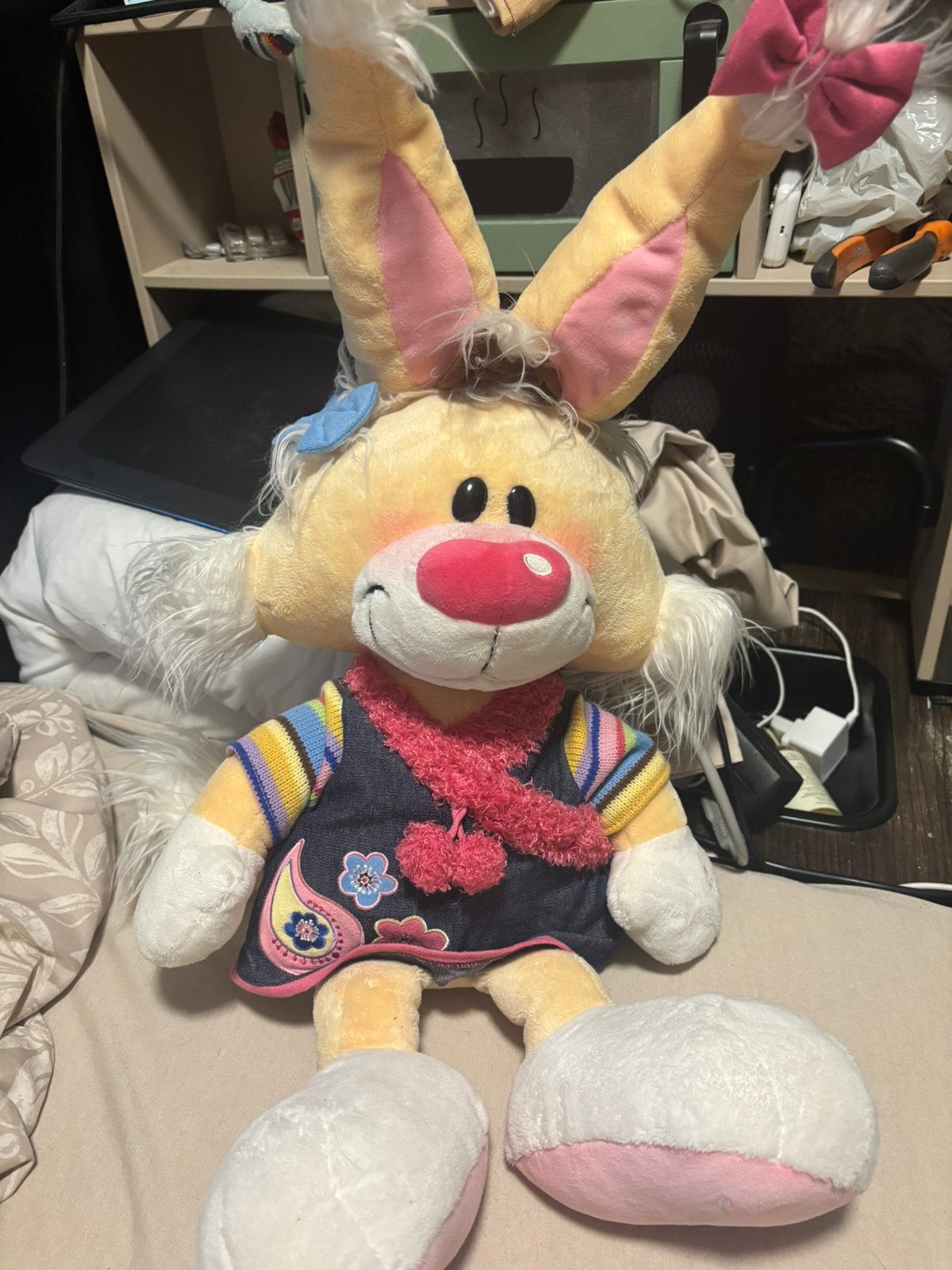 Zeldzame Grote Diddl Mimihopps 45 cm – Origineel Depesche, Verzamelen, Diddl, Ophalen of Verzenden, Mimihopps, Zo goed als nieuw