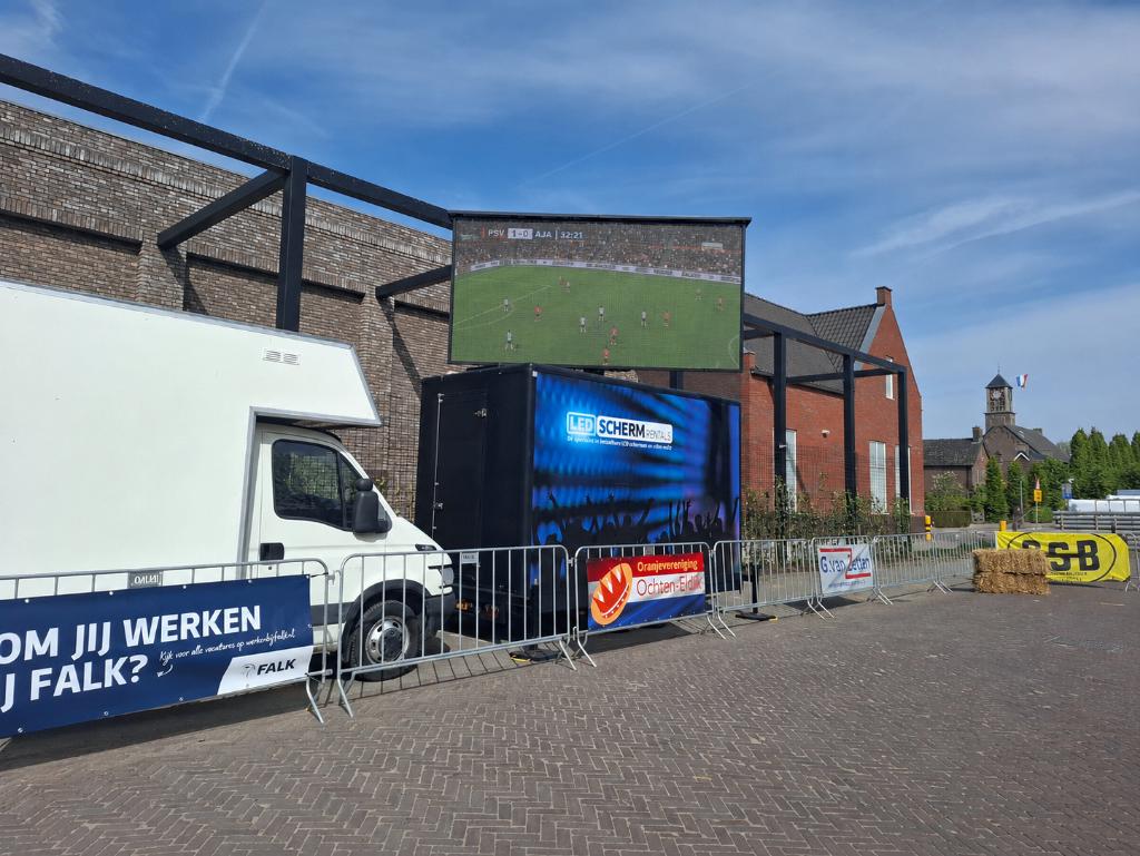 Ledscherm Videowall aanhanger huren, Verzenden, Nieuw, Film of Tv