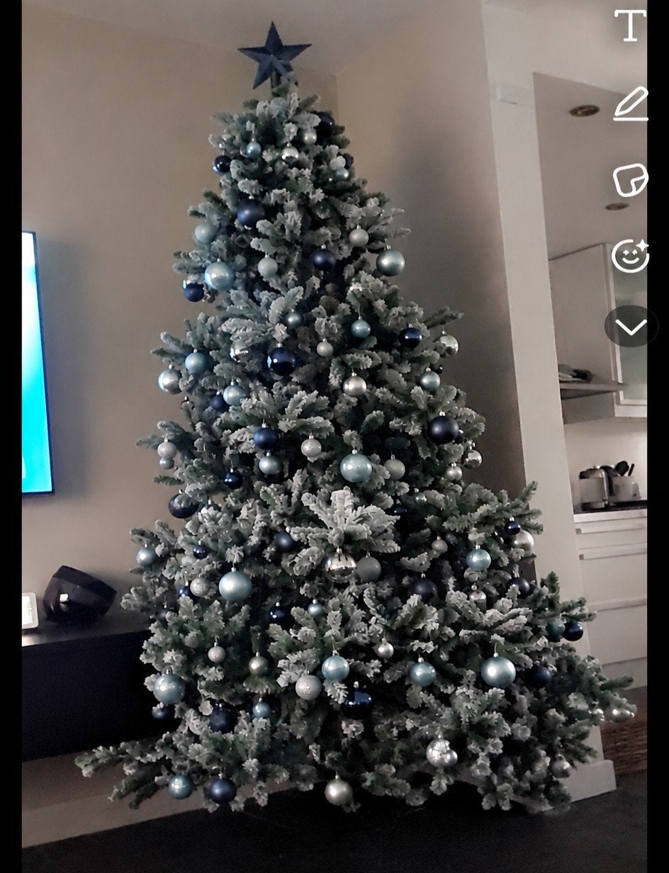 Black Box kunst kerstboom met sneeuw, Diversen, Ophalen, Zo goed als nieuw