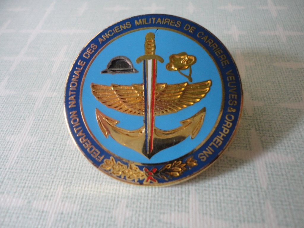 Franse insigne, FNAMC, organisatie beroepsmilitairen etc., Verzenden, Overige soorten, Overige gebieden, Embleem of Badge
