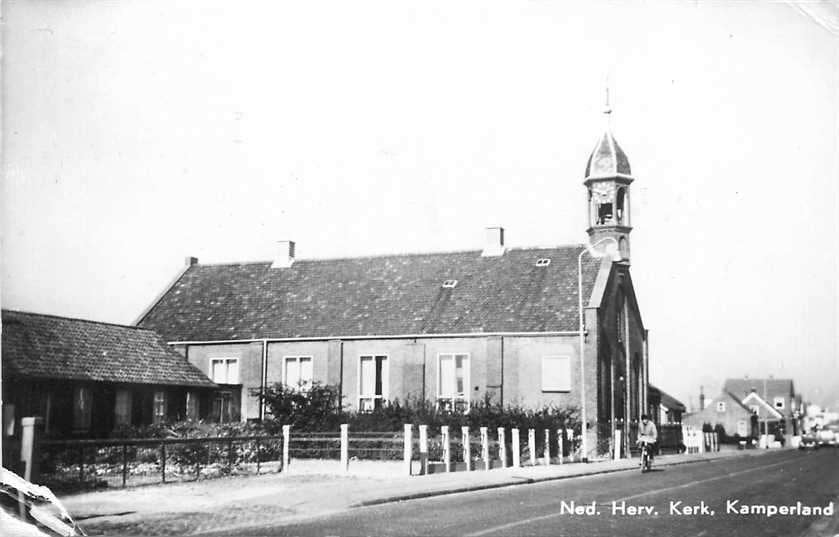 300-320-047 Kamperland Kerk, Verzamelen, Ophalen of Verzenden, Voor 1920, Zeeland