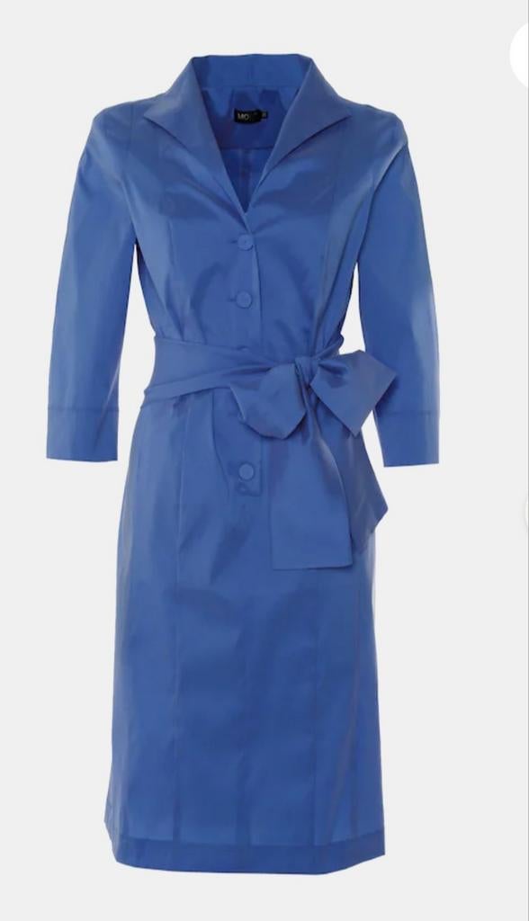 Feestelijke jurk moeder van de bruid, Blauw, Maat 42/44 (L), Ophalen of Verzenden, Zo goed als nieuw
