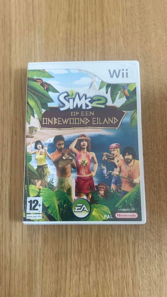 De Sims 2 Op een Obewoond Eiland Wii IN GOEDE STAAT, 1 speler, Ophalen of Verzenden, Zo goed als nieuw, Vanaf 12 jaar