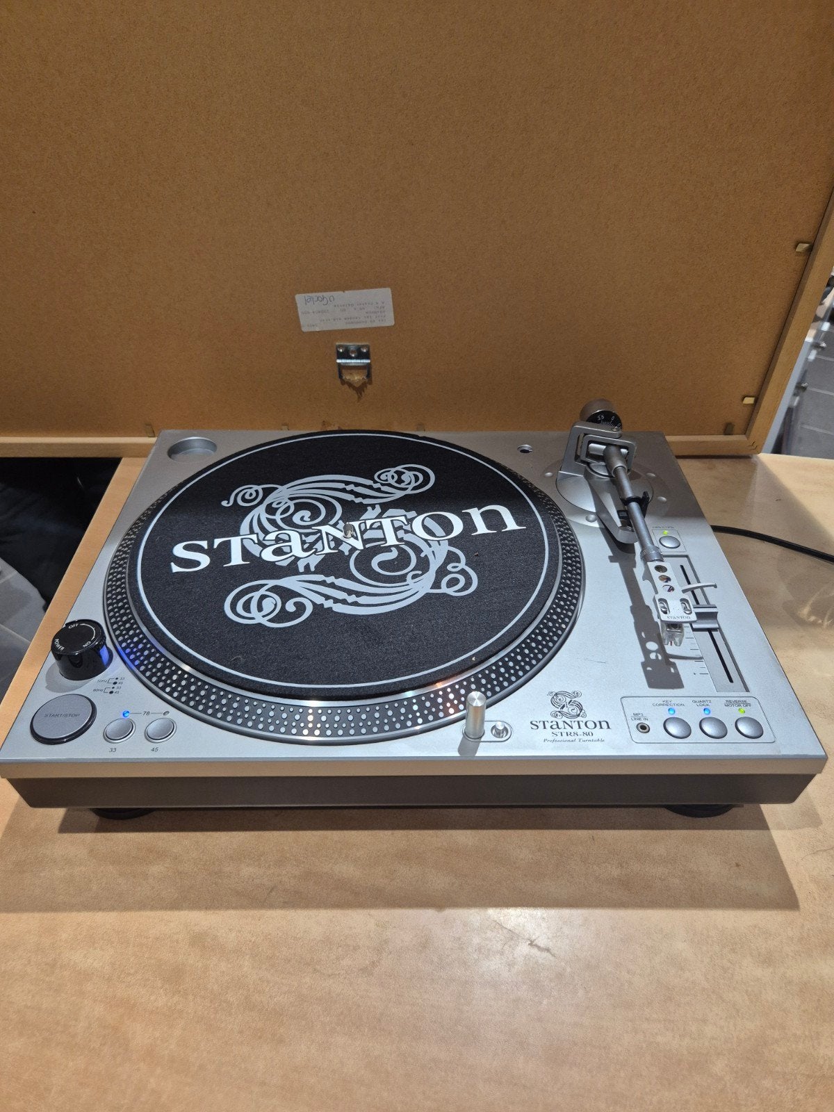 Stanton STR8-80 professional Turntable platenspeler, Overige merken, Onbekend, Ophalen of Verzenden, Onbekend