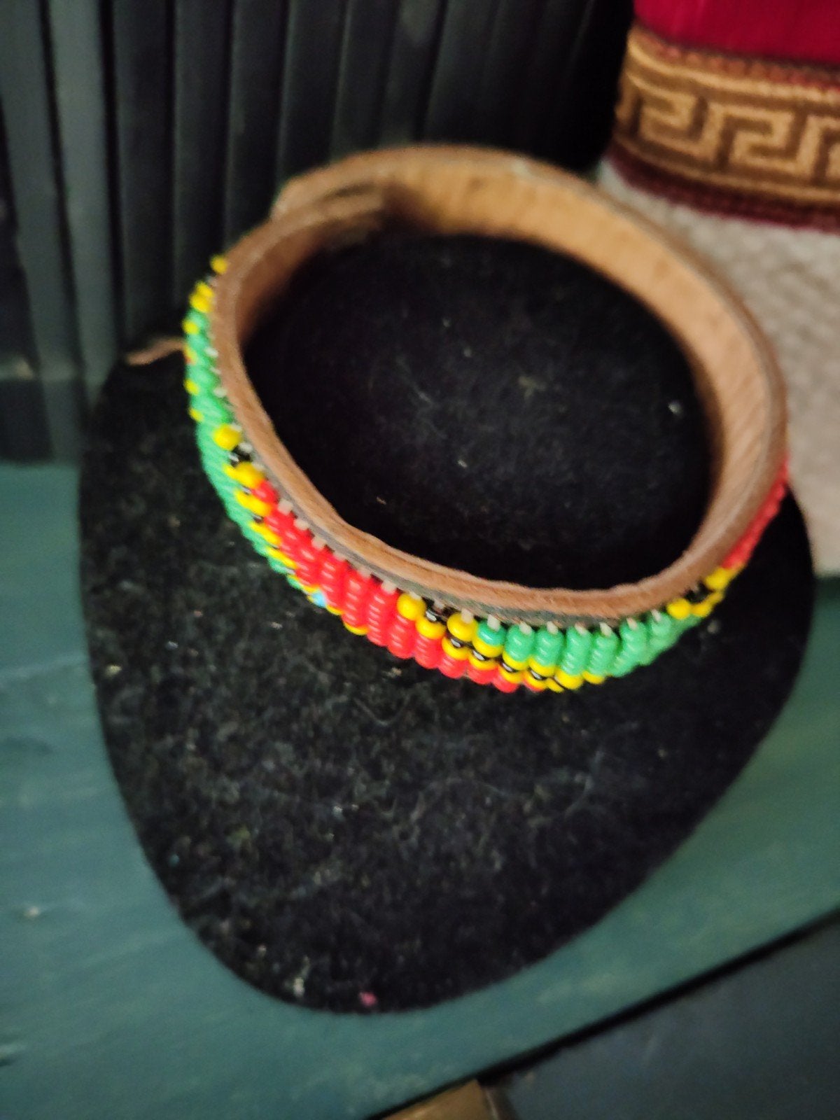 Afrikaanse armband, Ophalen of Verzenden, Zo goed als nieuw, Overige materialen