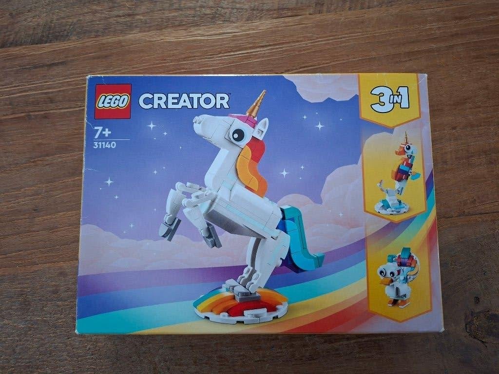 Lego 3 in 1 set eenhoorn, Ophalen, Compleet, Lego, Zo goed als nieuw