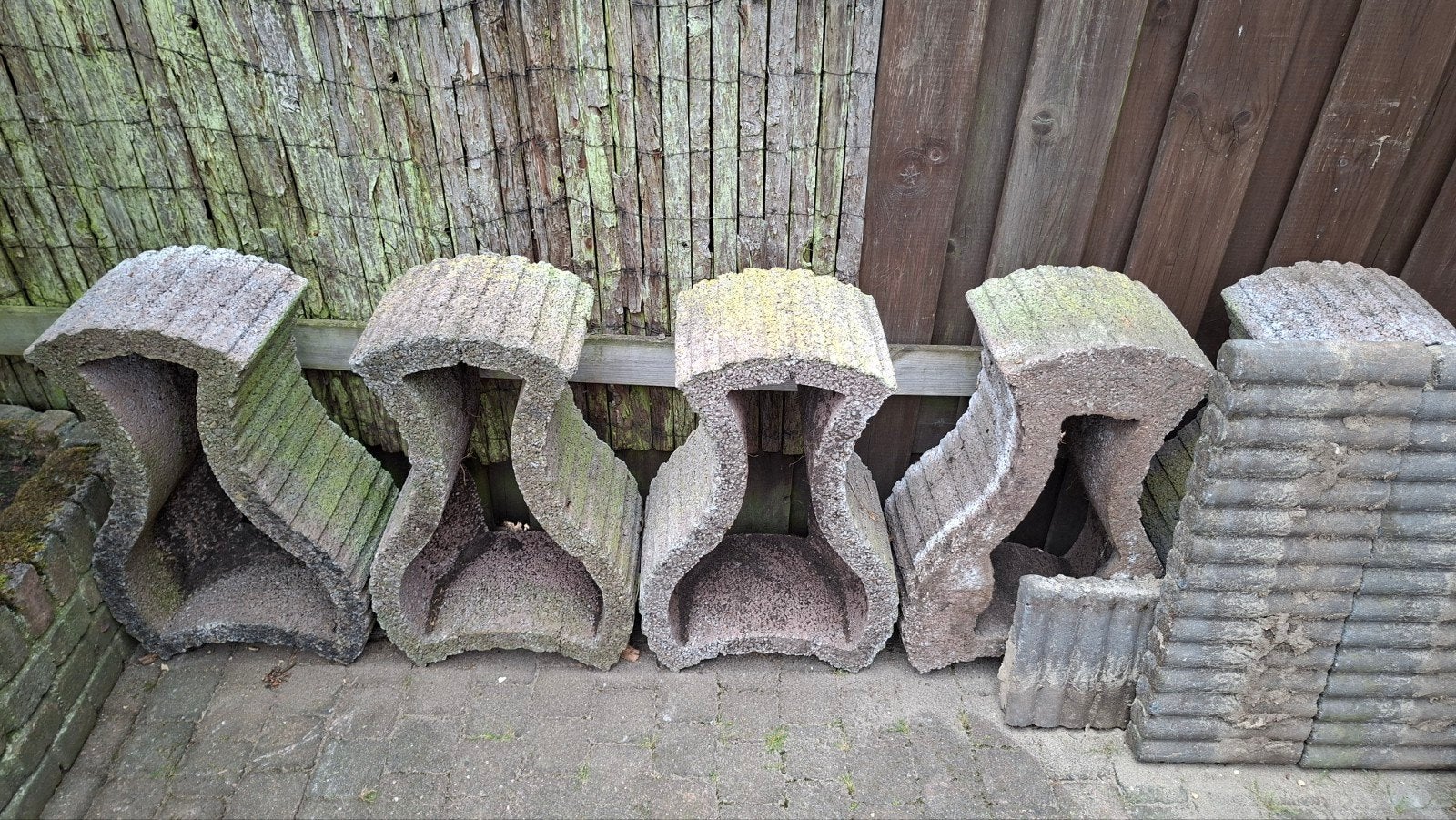 Stapel bakken steen, Tuin en Terras, Ophalen, Gebruikt, Minder dan 100 cm, Minder dan 25 cm