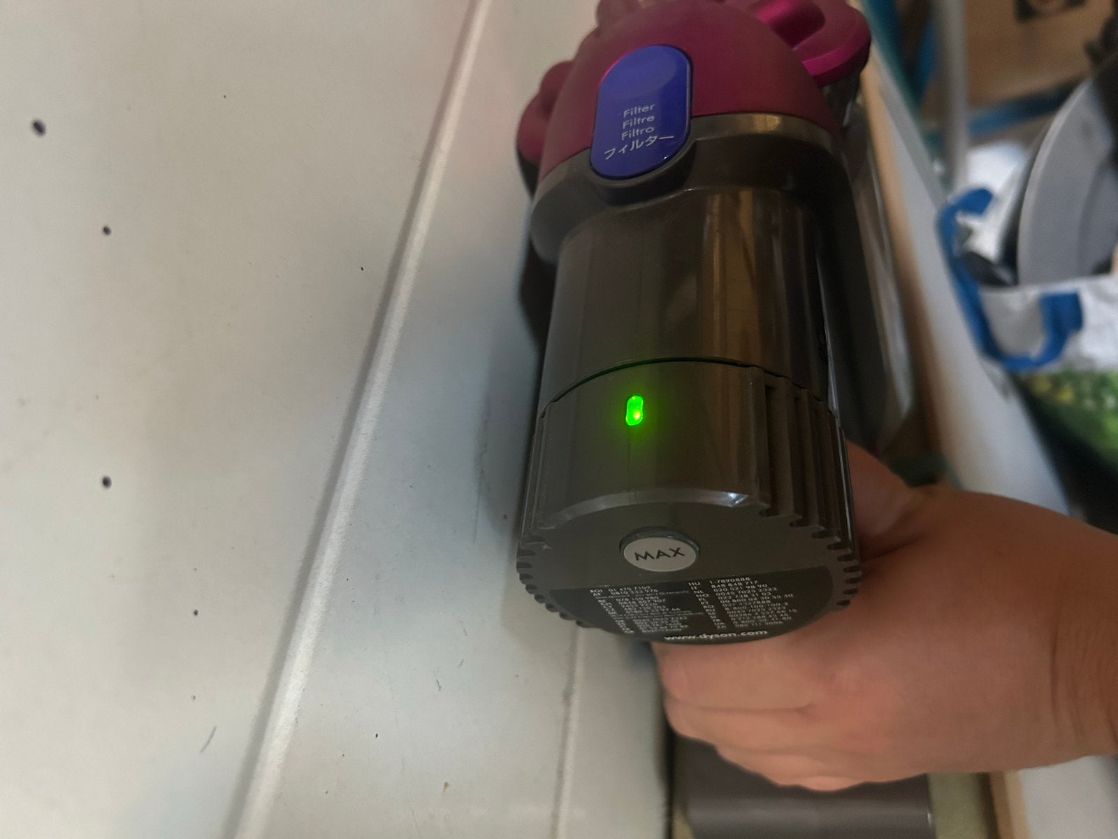 Dyson Kruimeldief  zonder oplader, Gebruikt, Kruimeldief, Draadloos, Ophalen of Verzenden
