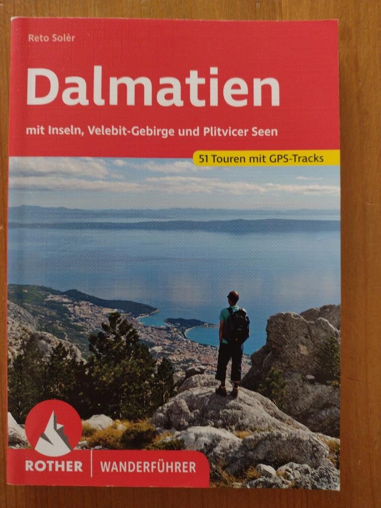 Wandelboekje Rother: Dalmatië + eilanden en Plitvice meren, Overige merken, Fiets- of Wandelgids, Europa, Ophalen of Verzenden