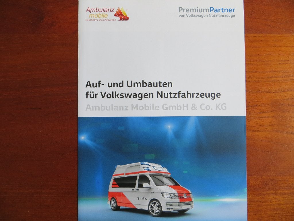 Volkswagen Ambulanz Mobile GmbH: T6 en Crafter (2016), Ophalen of Verzenden, Nieuw, Volkswagen