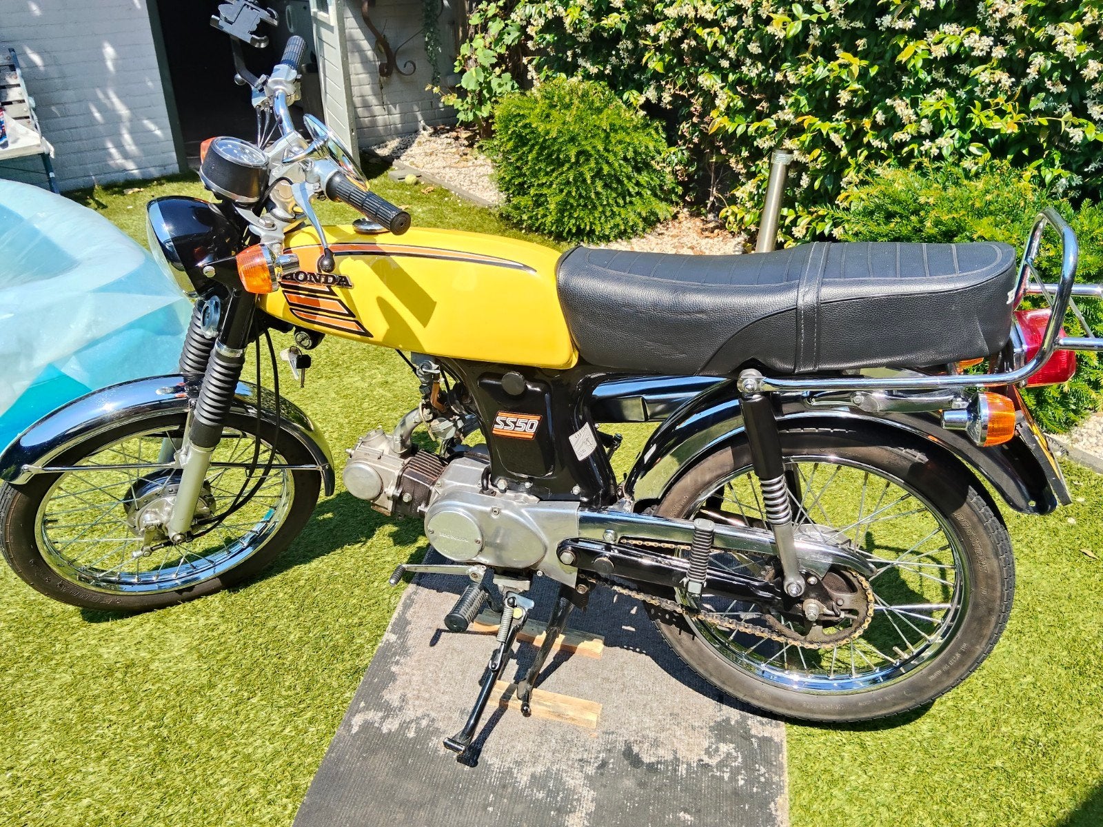 Honda SS50 Oldtimer Bromfiets - Geel, Zeer Goede Staat, Ophalen of Verzenden, Overige modellen