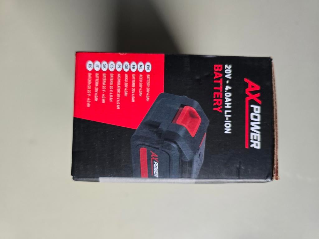 AX Power 20V 4.0Ah Li-Ion Accu voor FERM machines, Ophalen of Verzenden, Nieuw, Overige typen