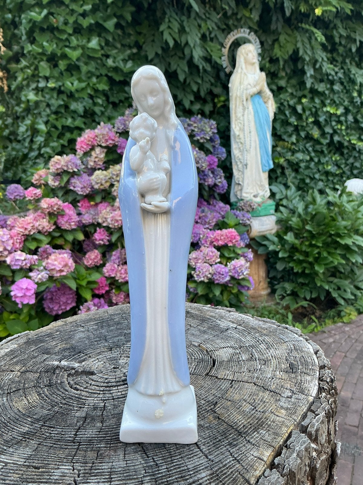 Vintage Mariabeeld ❤️ Maria met Kindje, Antiek en Kunst, Ophalen of Verzenden