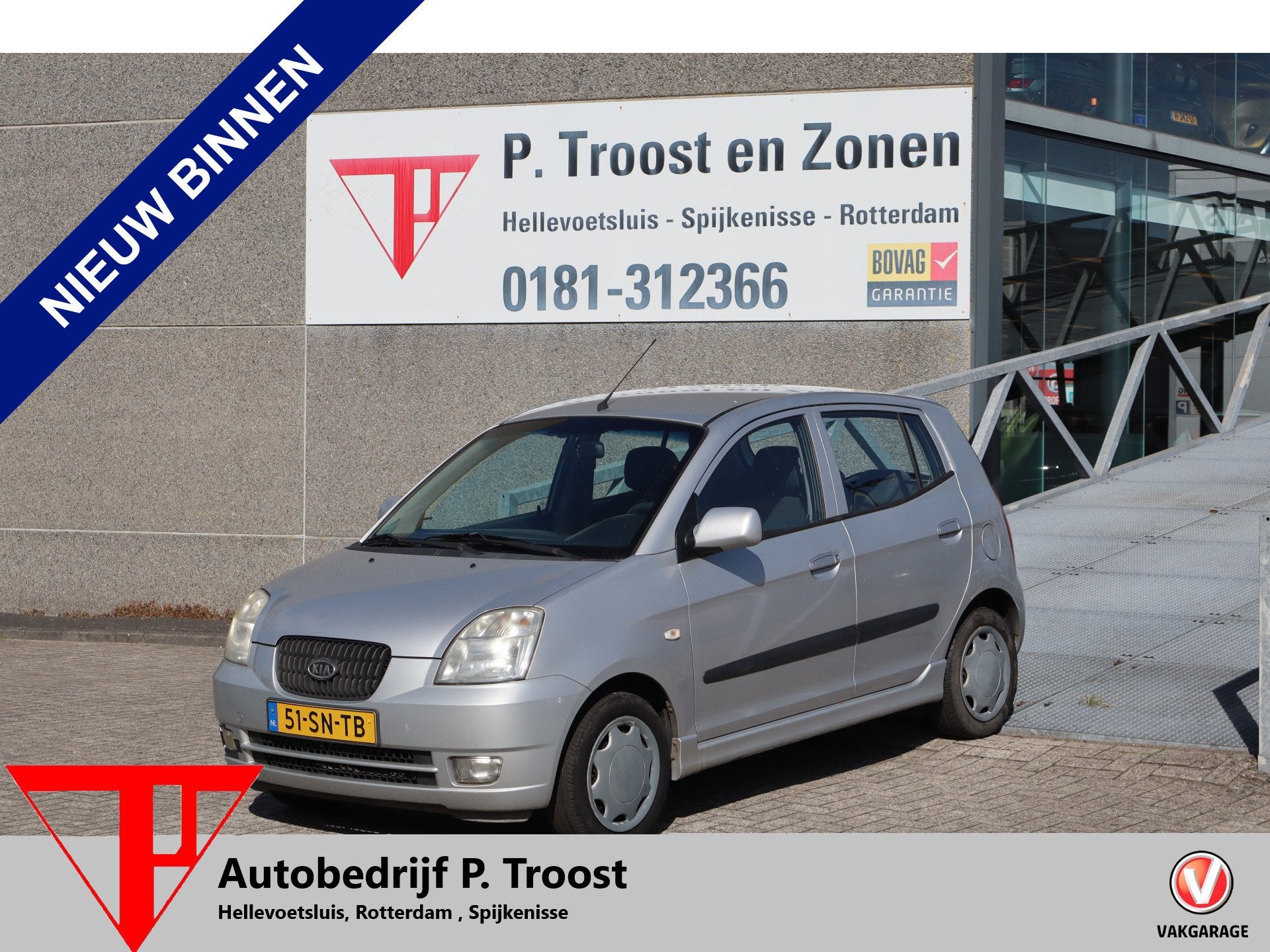Kia Picanto 1.0 Nederlandse auto/5 deurs/Elektrische ramen/P, Auto's, Voorwielaandrijving, Stof, Zwart, 4 cilinders