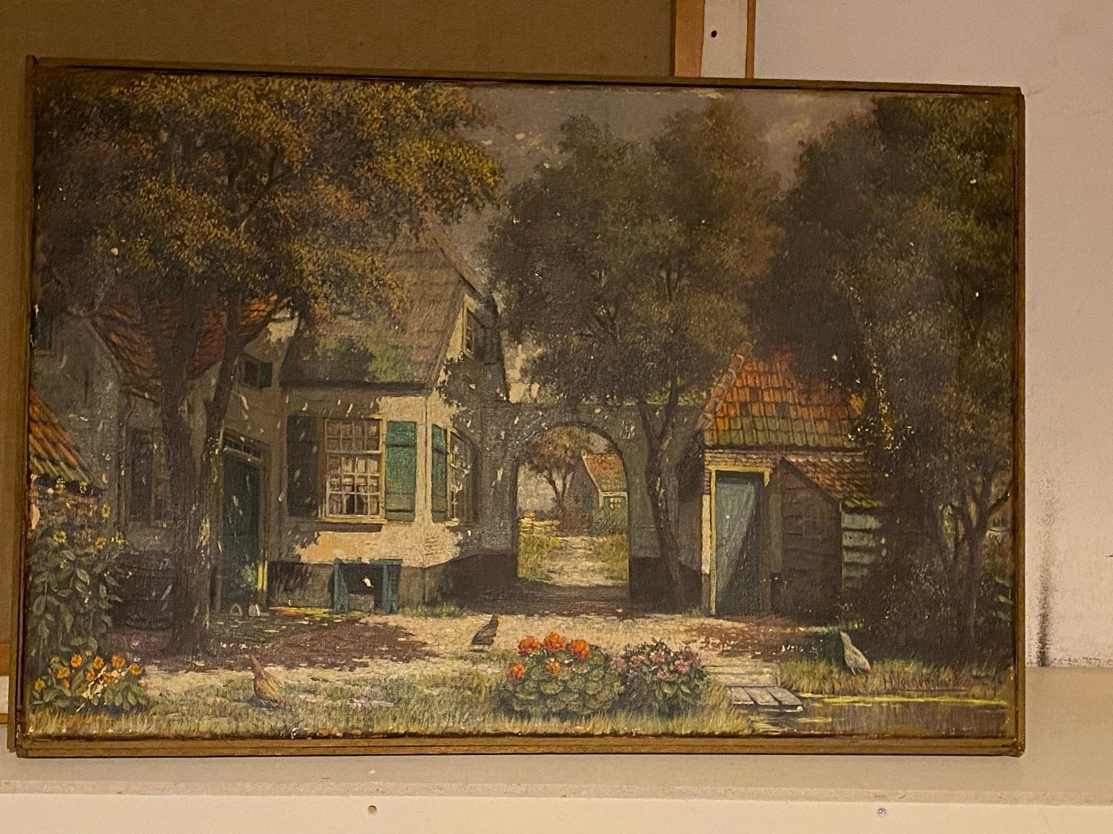 Set Schilderijen: Landschappen, Stilleven & Bloemen, Antiek en Kunst, Kunst | Schilderijen | Klassiek, Ophalen of Verzenden
