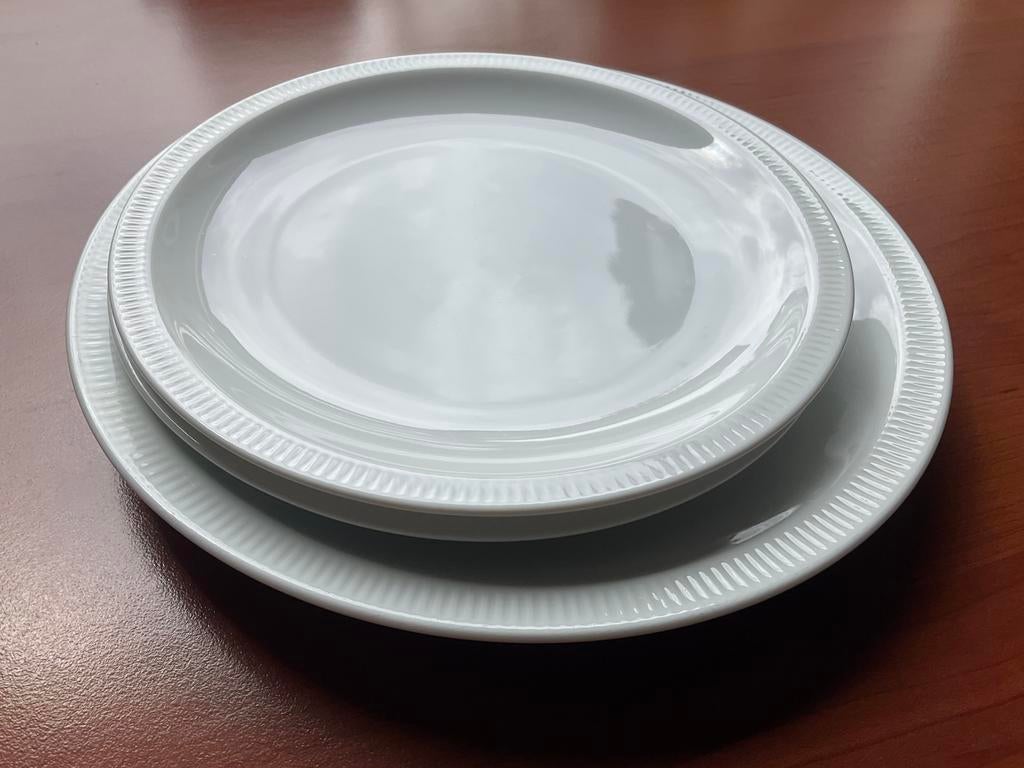 Dinerbord+2 ontbijtbord Royal Porcelain ( arzberg cannelee), Huis en Inrichting, Keuken | Servies, Ophalen of Verzenden, Zo goed als nieuw