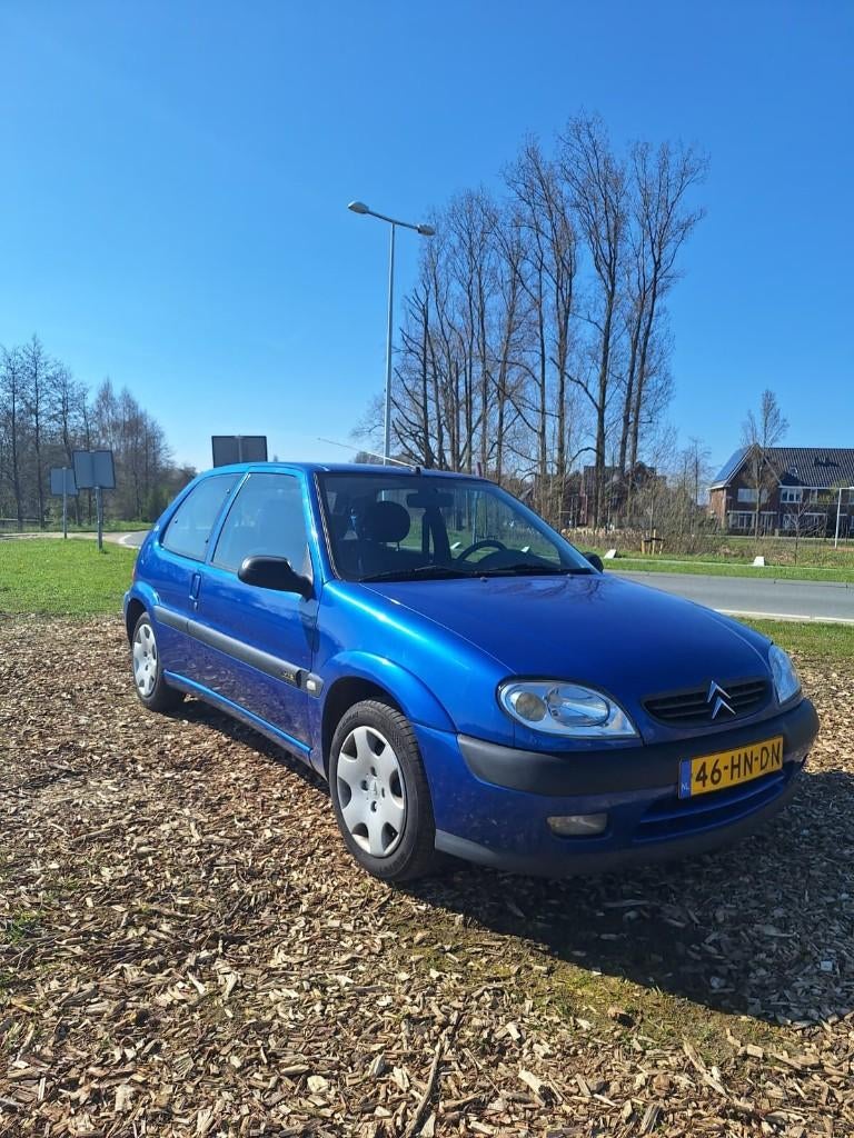 Citroën Saxo 1.4 I VTS 2001 Blauw, Auto's, Voorwielaandrijving, 1360 cc, 4 cilinders, Saxo