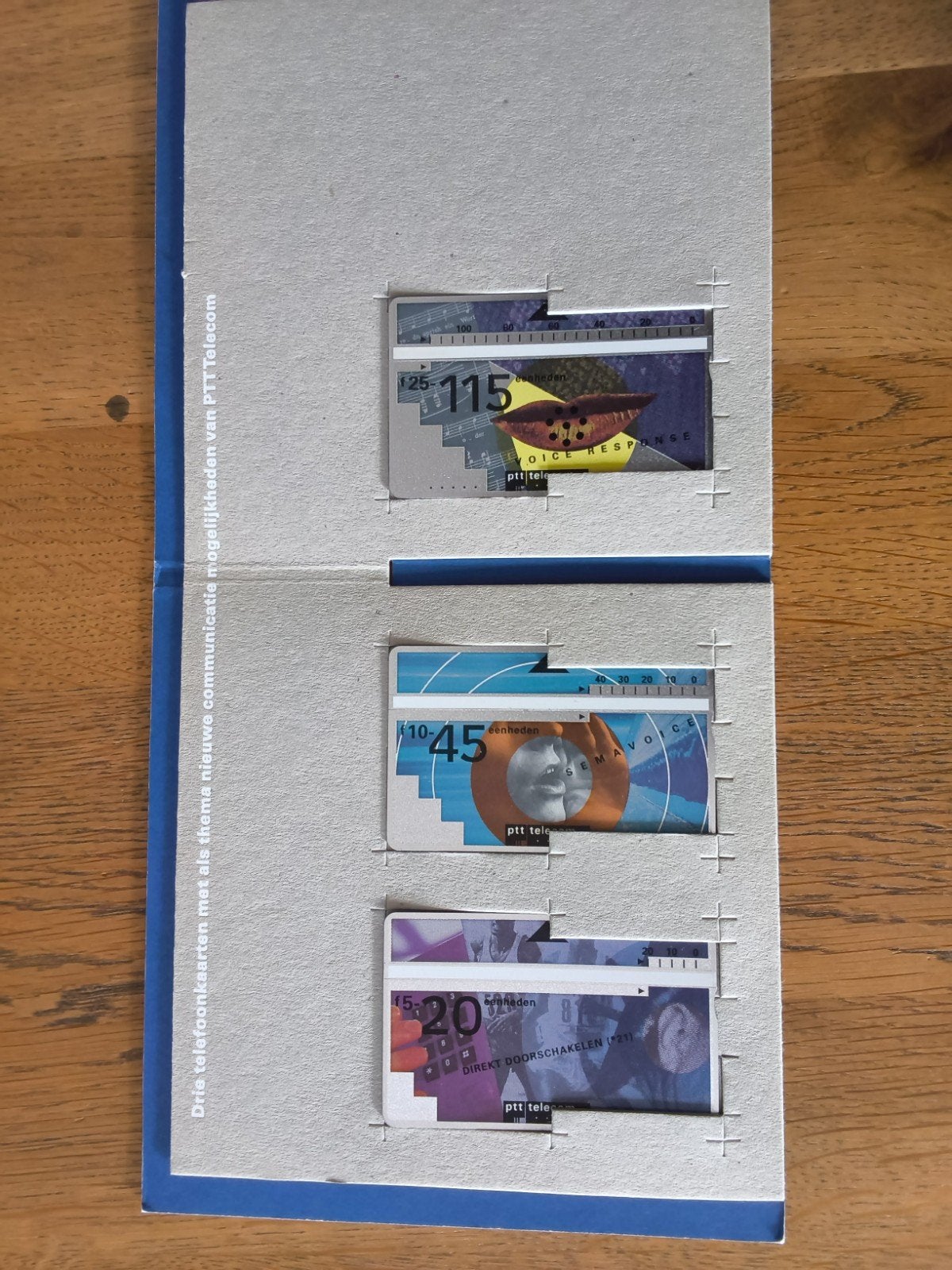 Set van 3 PTT Telecom telefoonkaarten, Verzamelen, Ophalen of Verzenden, Nederland