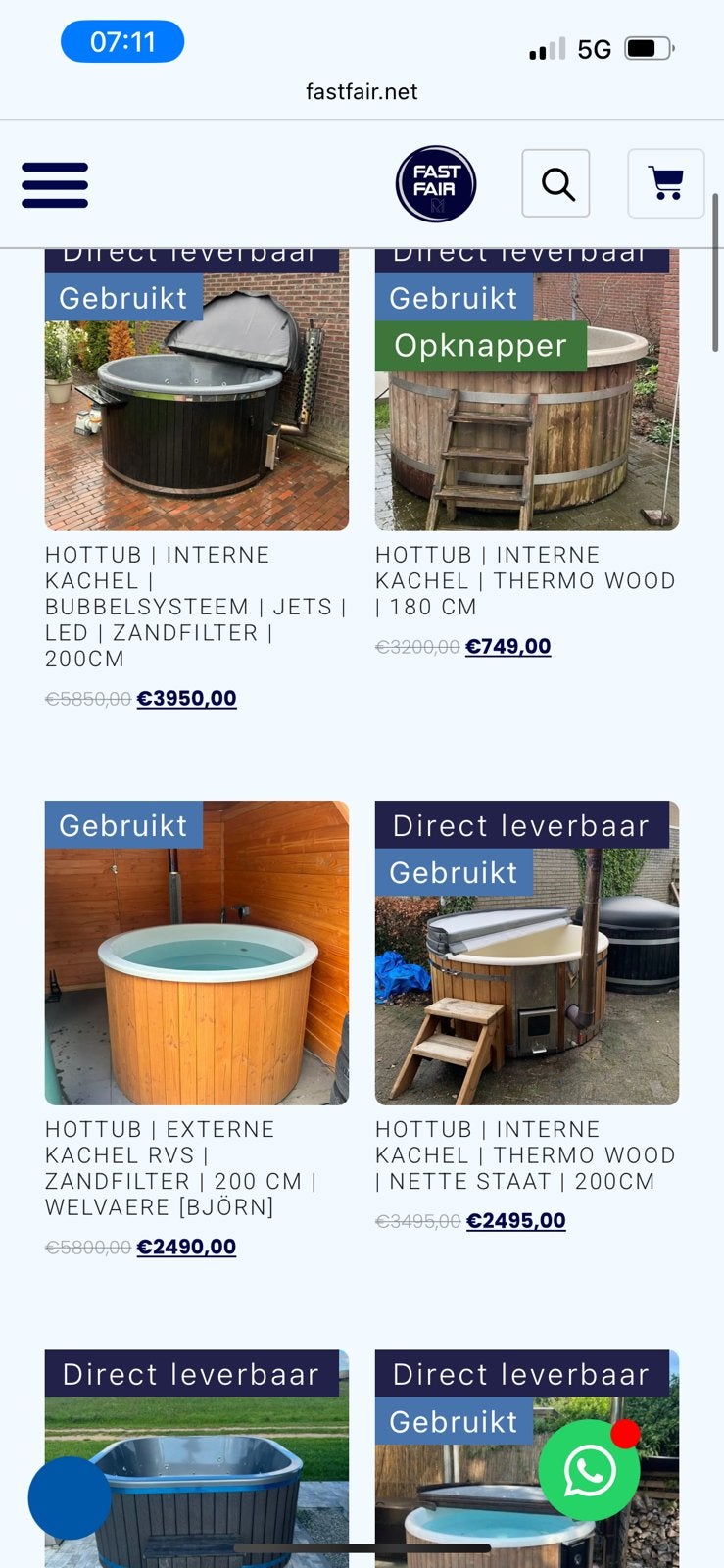Kirami gebruikte hottub - houtgestookt - evt rexener/diesel, Ophalen, Trap, 7921AE, Fast Fair b.v.