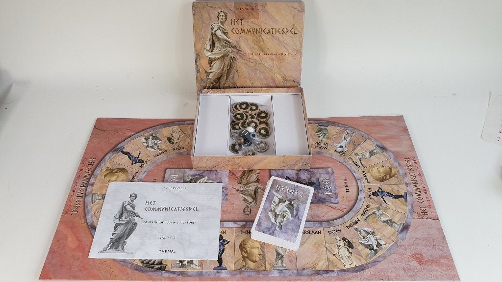 Het Communicatiespel, Fenno Moes, kaartspel, compleet. 7C13, Tweedehands verkoop, Tweedehands verkoop, Gebruikt, Ophalen of Verzenden