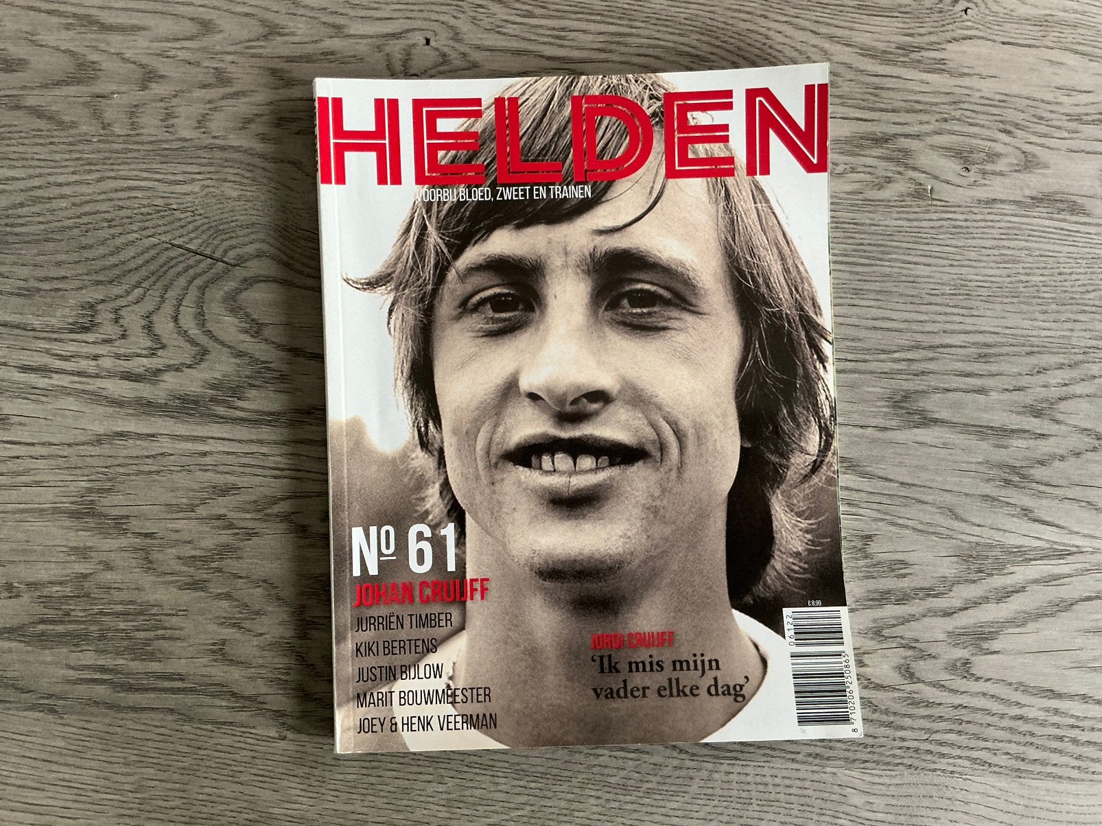 Helden no 61 met Johan en Jordi Cruijff, Bertens, Ophalen of Verzenden, Gebruikt, Ajax, Boek of Tijdschrift