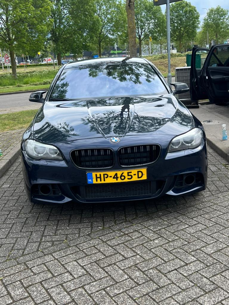 BMW 5-Serie 518d EDE 150pk Aut. 2015 Blauw, Automaat, Achterwielaandrijving, 1995 cc, 4 cilinders