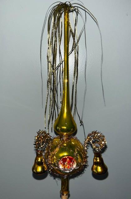 Vintage deukpiek met klokjes., Diversen, Kerst, Ophalen of Verzenden, Gebruikt