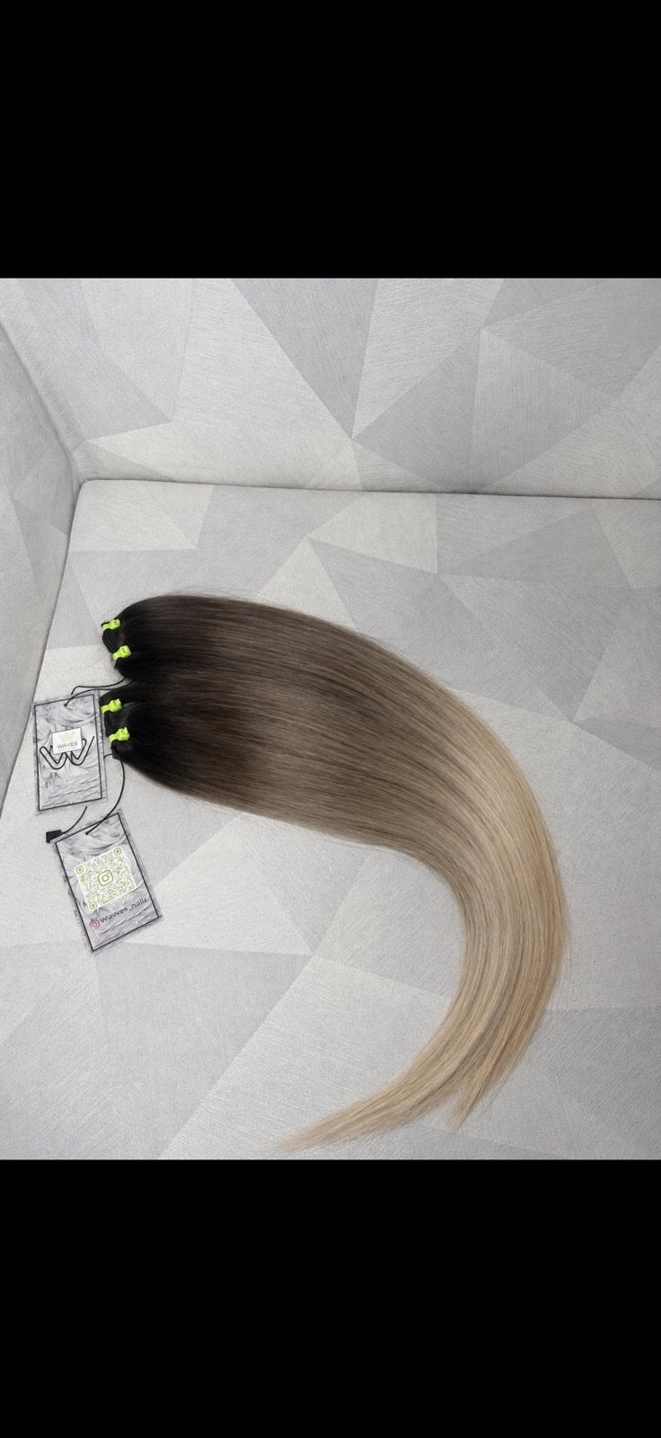 2x Genius bundel extensions, 50 cm, 50 gram per bundel, Ophalen of Verzenden, Nieuw, Pruik of Haarverlenging