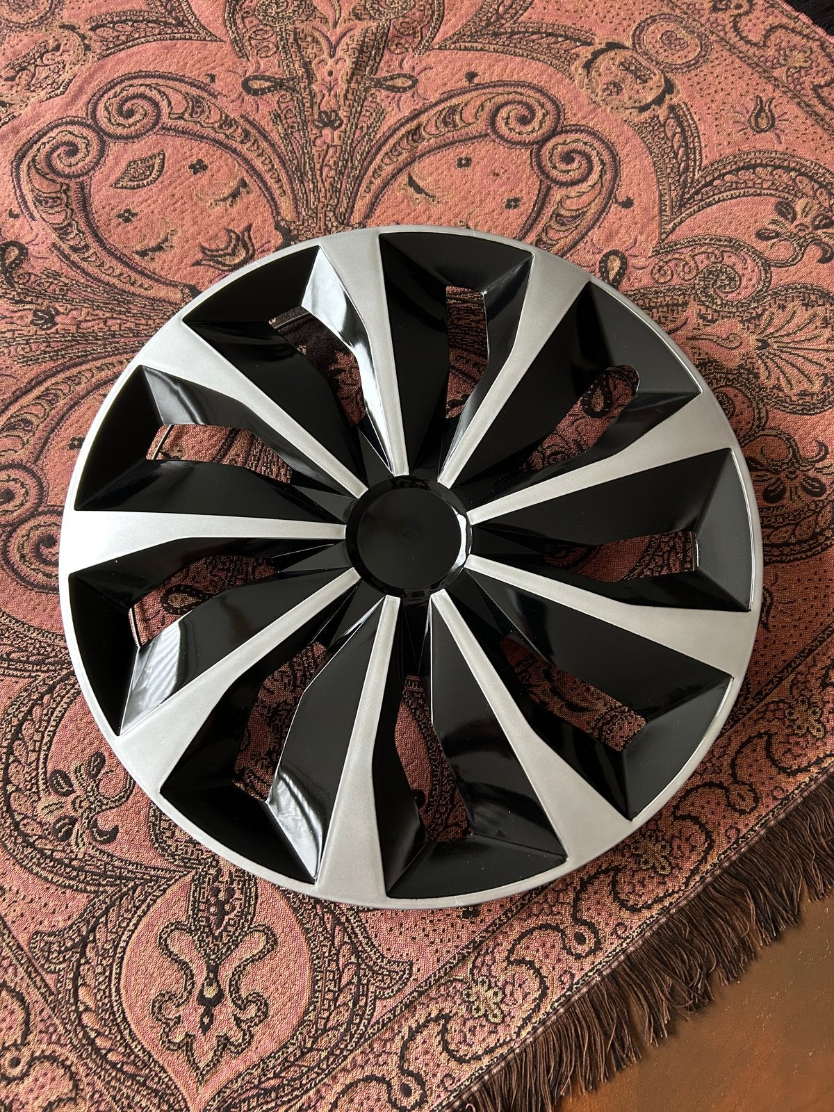 Sier(wiel)doppen 15 inch - Zwart/Zilver, Auto diversen, Ophalen, Nieuw