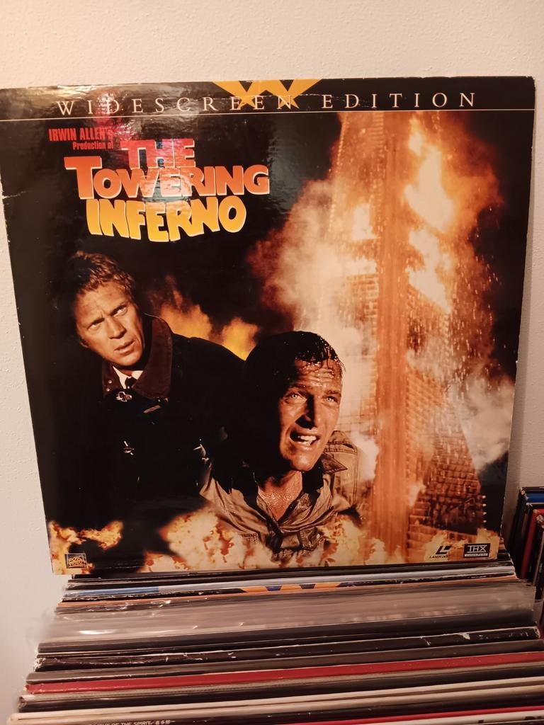 Laserdisc the towering inferno nieuw, Ophalen of Verzenden, Zo goed als nieuw, Overige formaten, Pop