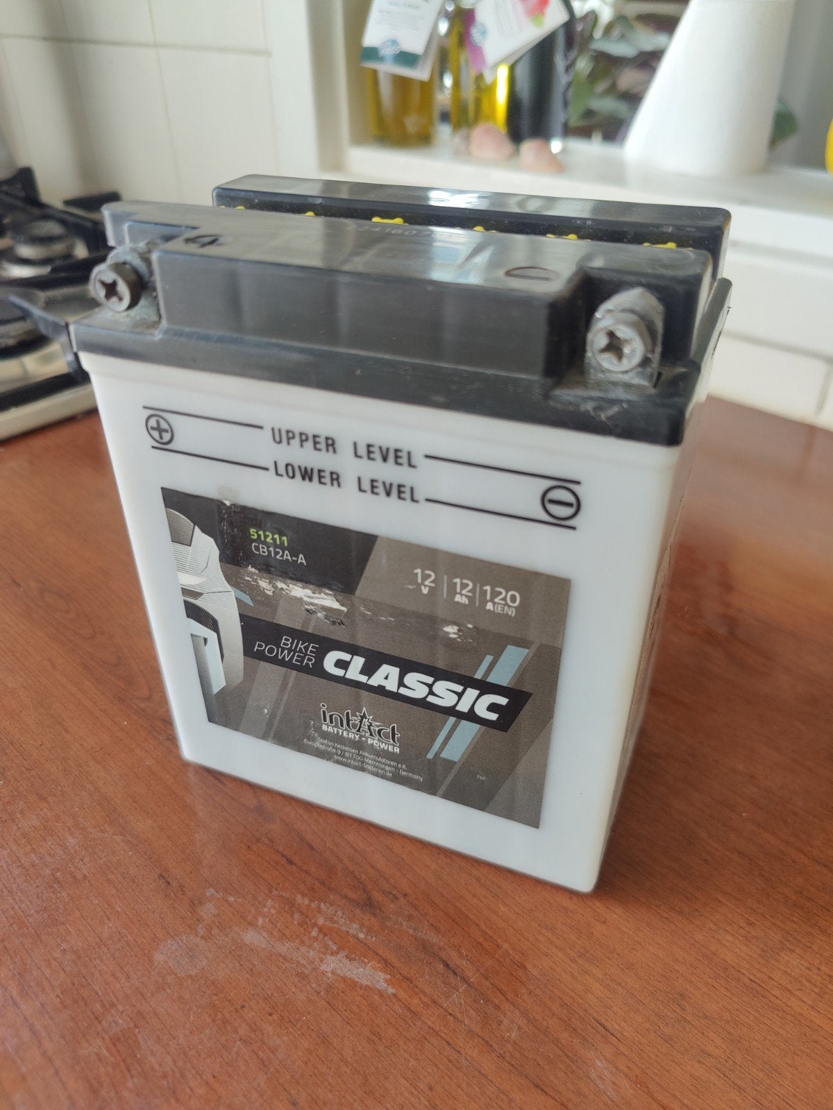 Goede motoraccu CB12A-A 12V 12Ah - Kort gebruikt, Ophalen, Gebruikt