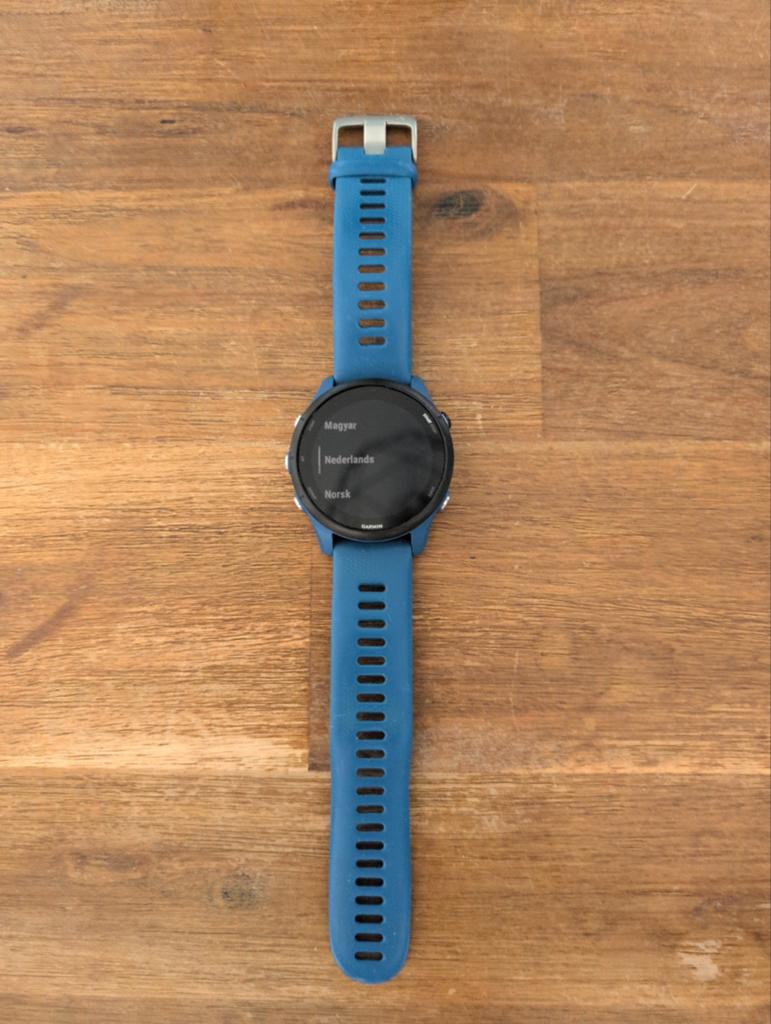 Garmin Forerunner 255 blauw, Garmin forerunner, Zo goed als nieuw, Waterdicht, Android