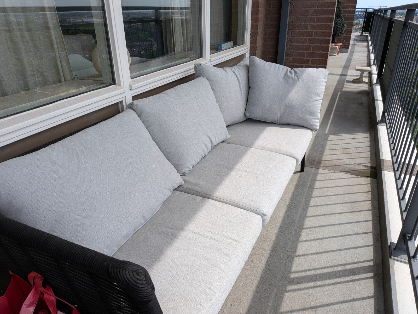 Le Sud loungeset voor balkon of terras, Ophalen, Gebruikt, 6 zitplaatsen, Aluminium