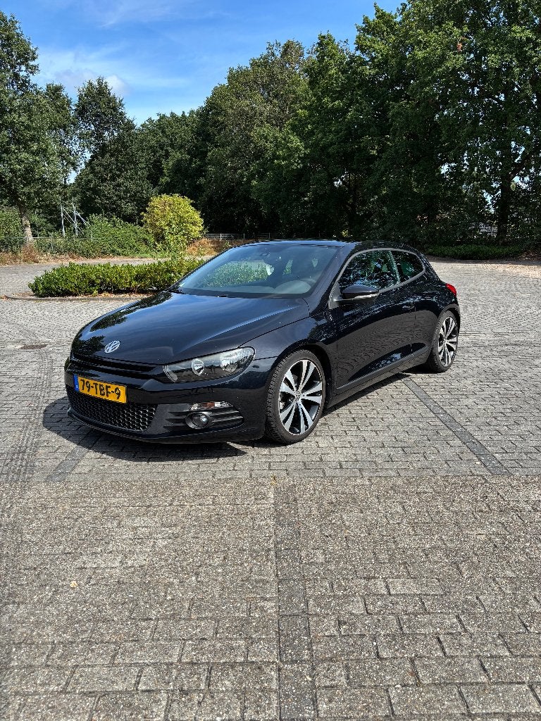 Volkswagen Scirocco 1.4 TSI 2012 | Pano | NL auto, Voorwielaandrijving, Euro 5, Stof, Zwart