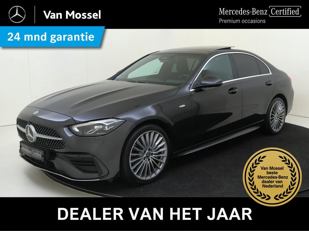 Mercedes-Benz C-klasse 300 e Business Solution AMG / Panoram, Auto's, Mercedes-Benz, Bedrijf, Te koop, C-Klasse, 360° camera, ABS