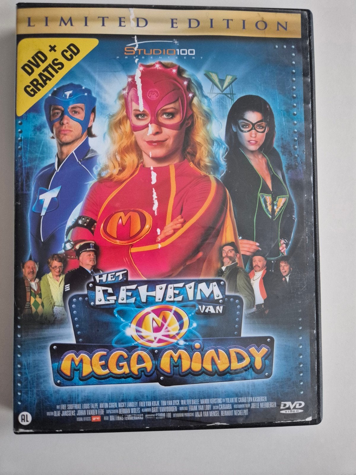 het geheim van mega mindy dvd, Alle leeftijden, Inclusief doosje, Zo goed als nieuw, Familie