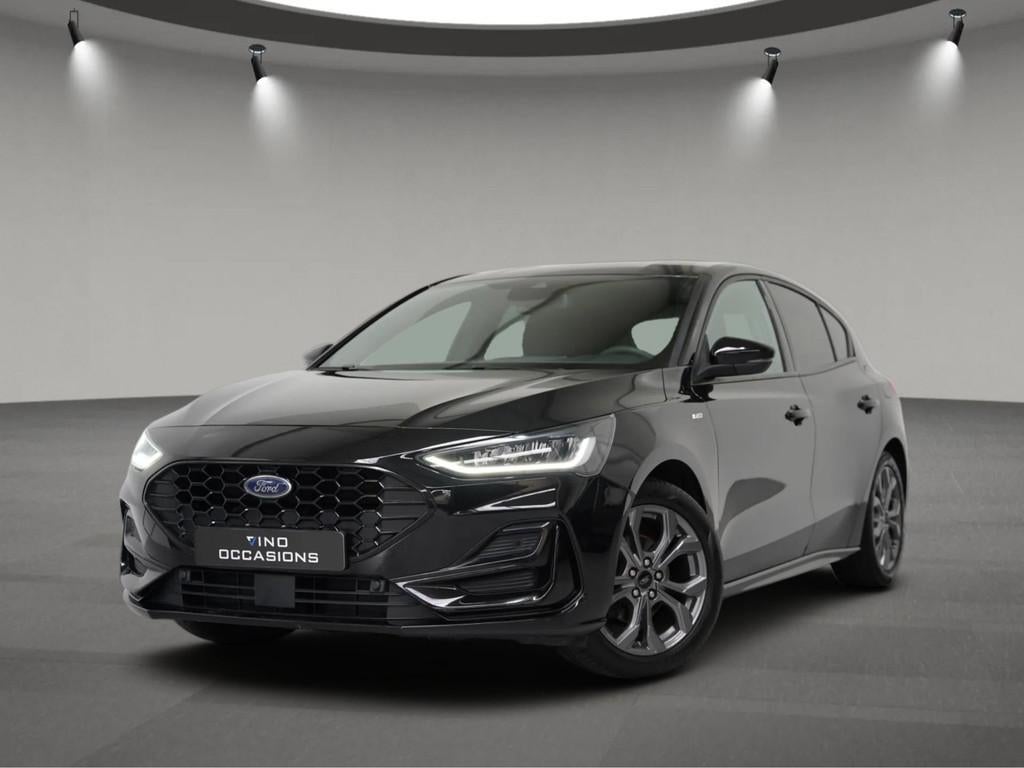 Ford Focus 1.0 EcoBoost Hybrid ST Line X | Keyless Entry & G, Gebruikt, Zwart, Origineel Nederlands, Bedrijf