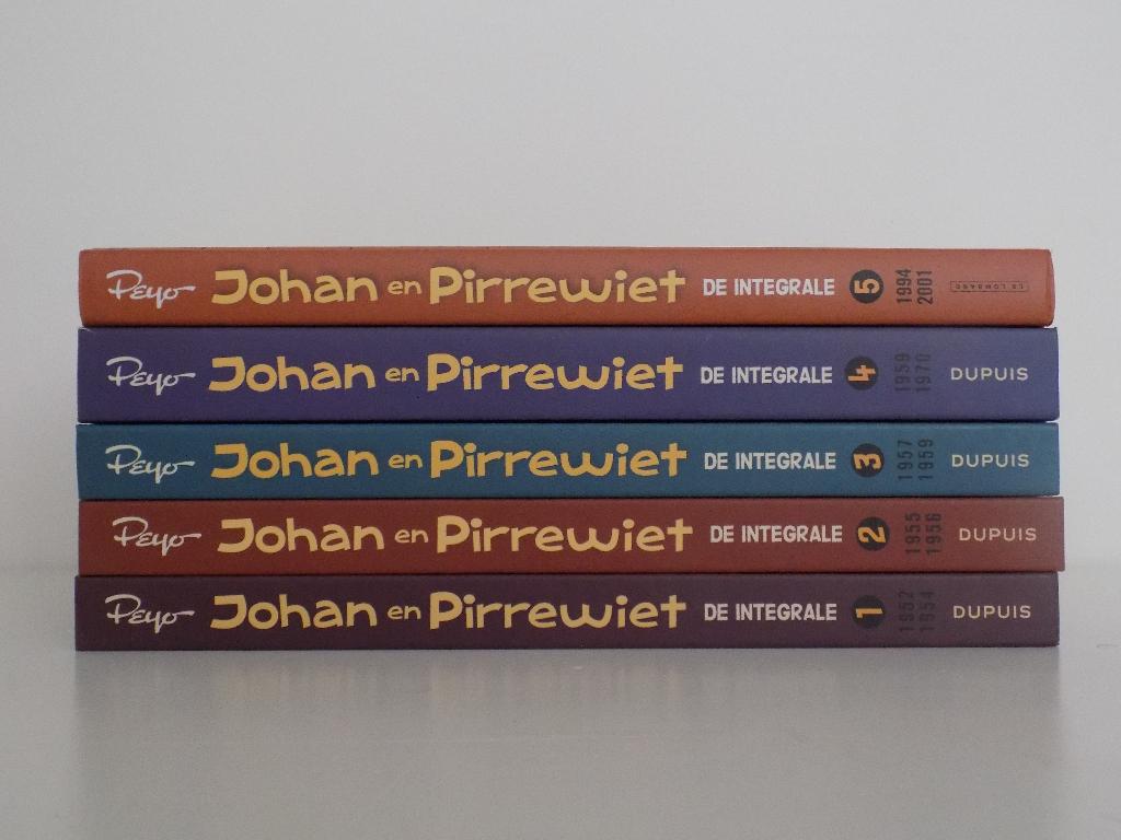Johan en Pirrewiet ~ Complete serie Integrale HC's 1 t/m 5, Complete serie of reeks, Verzenden, Zo goed als nieuw