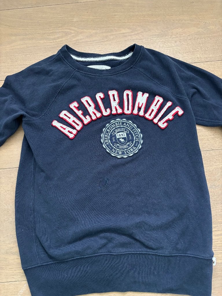 Sweater Abercrombie and Fitch blauw maat XS, Abercrombie and Fitch, Blauw, Ophalen of Verzenden, Maat 34 (XS) of kleiner