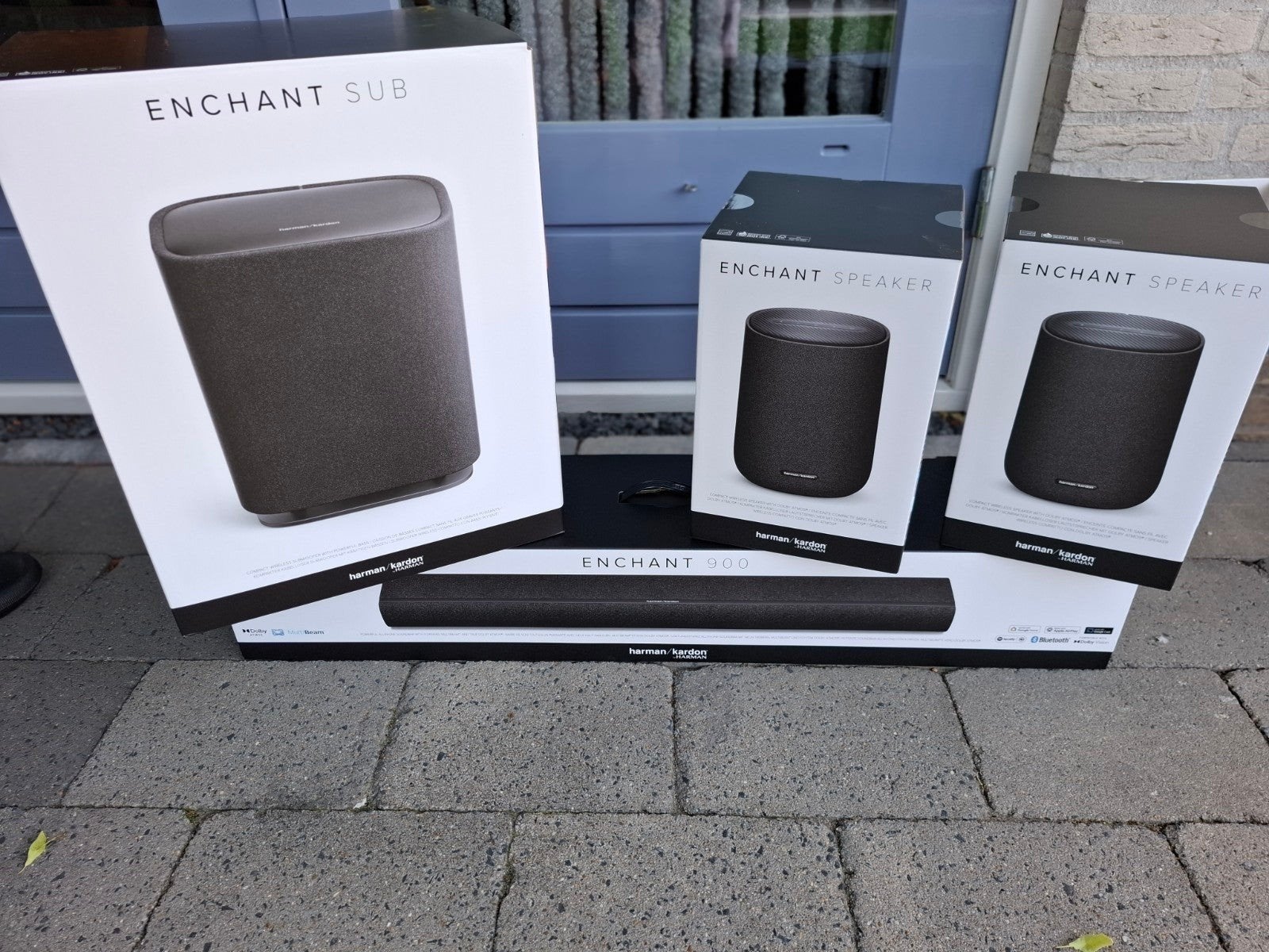 NIEUW: Harman Kardon Enchant 900 Home Cinema Set – 5.1.2, Soundbar, 70 watt of meer, Nieuw, Overige spelers