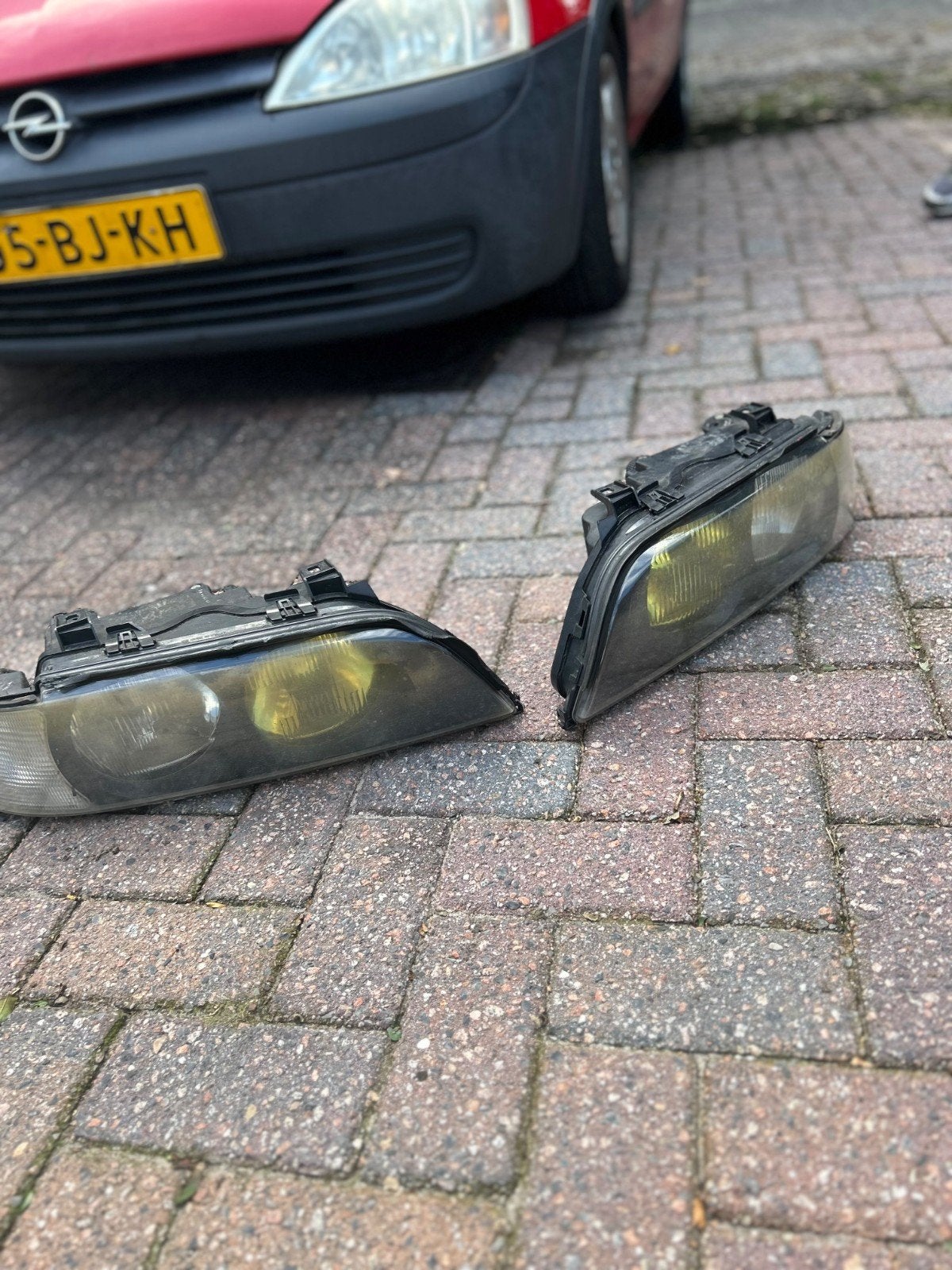 E39 koplampen, Ophalen of Verzenden, Gebruikt, BMW