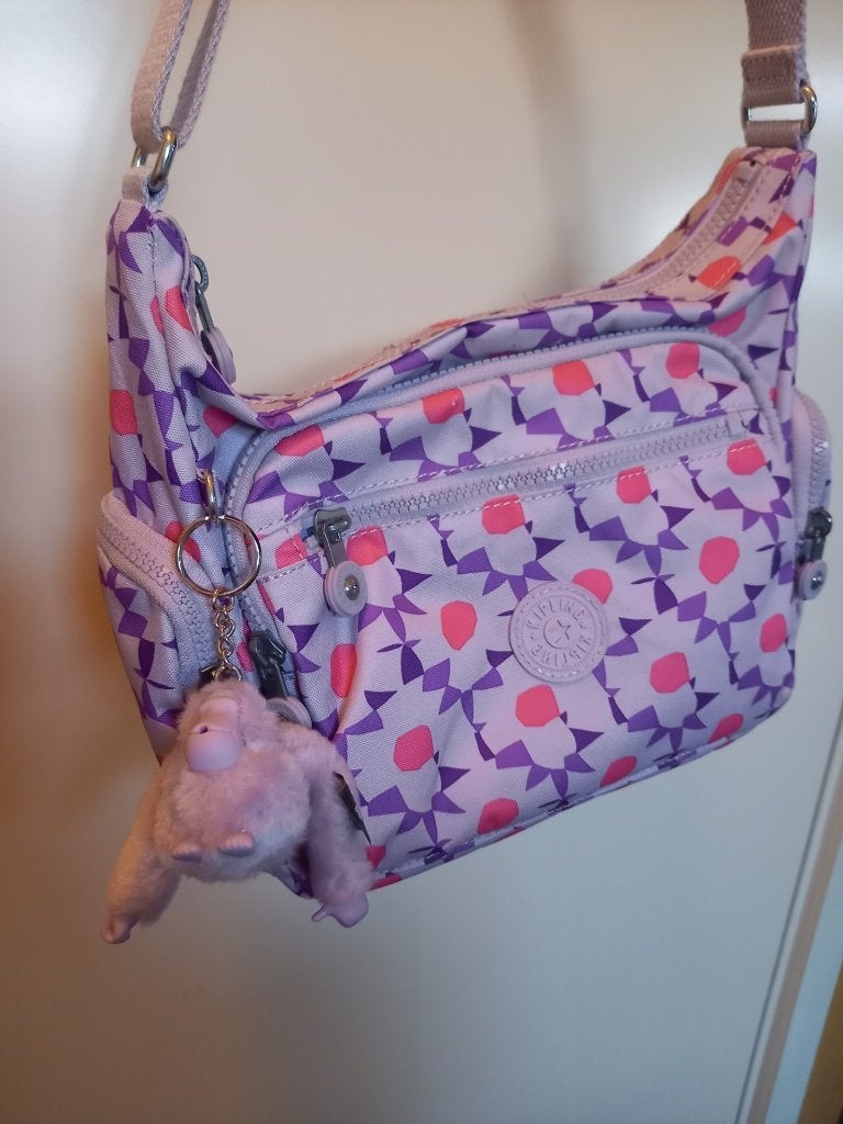 Kipling tas Gabbie S  zgan, Ophalen of Verzenden, Zo goed als nieuw, Paars, Kipling