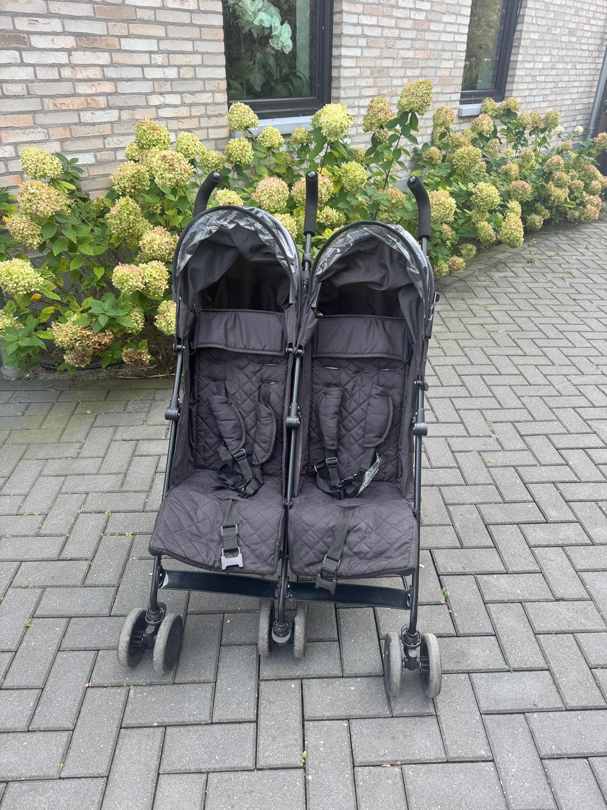 Duo kinderwagen (zwart)