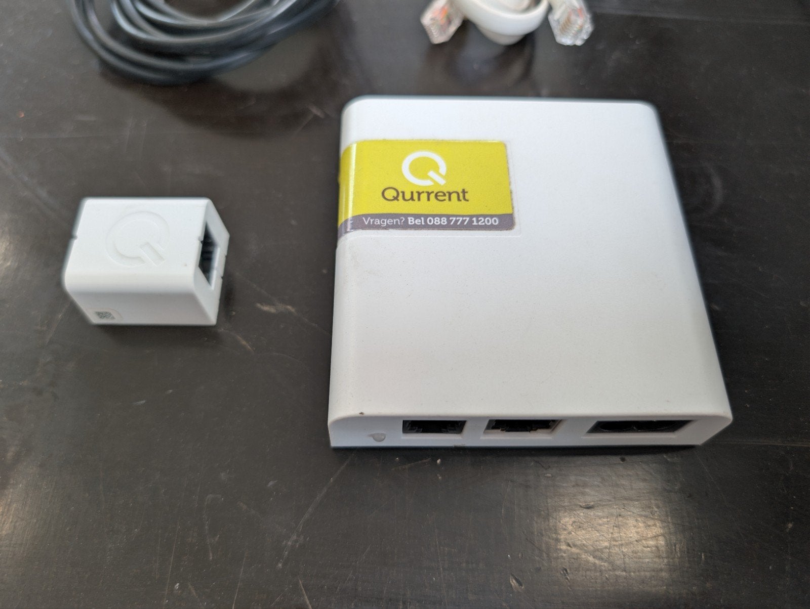 Qurrent Qbox Mini v2.1 + sensor voor oude meters, Doe-het-zelf en Verbouw, Ophalen of Verzenden, Gebruikt