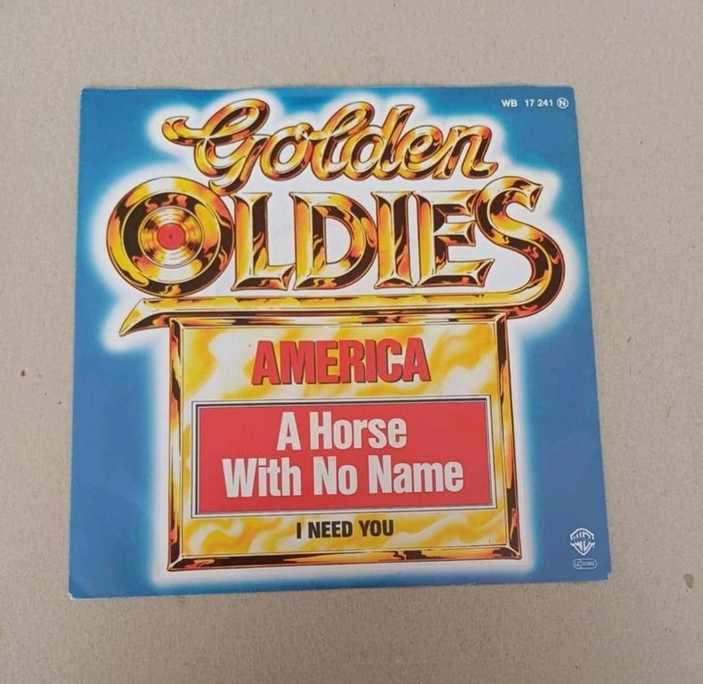 America - A Horse With No Name, Cd's en Dvd's, Vinyl Singles, Beschermende buitenhoes, Ophalen of Verzenden, Gebruikt, Pop