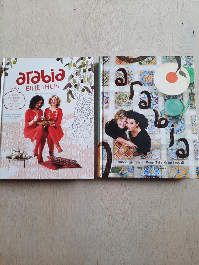 ARABIA en ARABIA BIJ JE THUIS- Nadia Zerouali en Merijn Tol, Boeken, Ophalen of Verzenden, Zo goed als nieuw, Midden-Oosten en Marokko